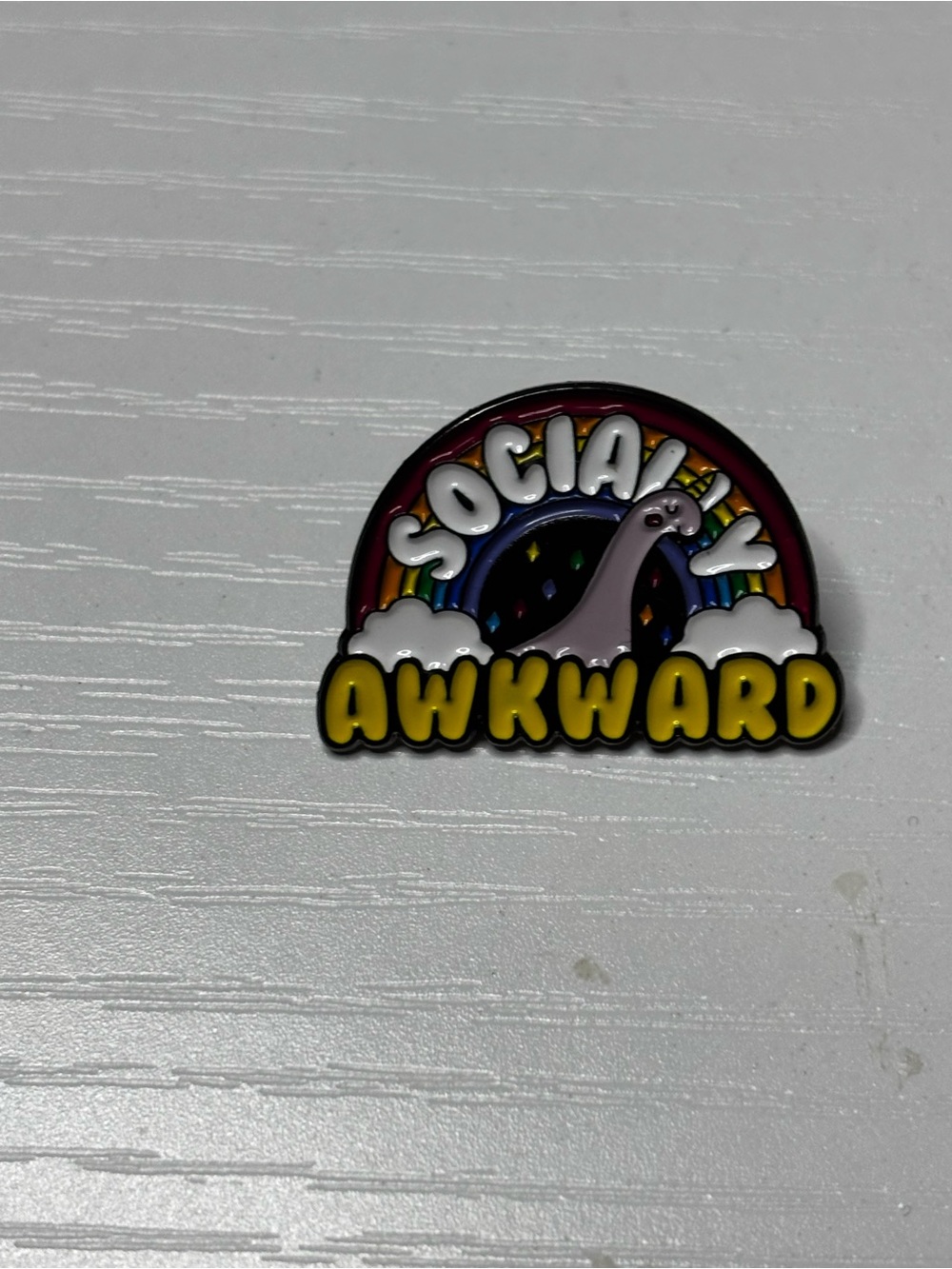 Socially Awkward Enamel Pin